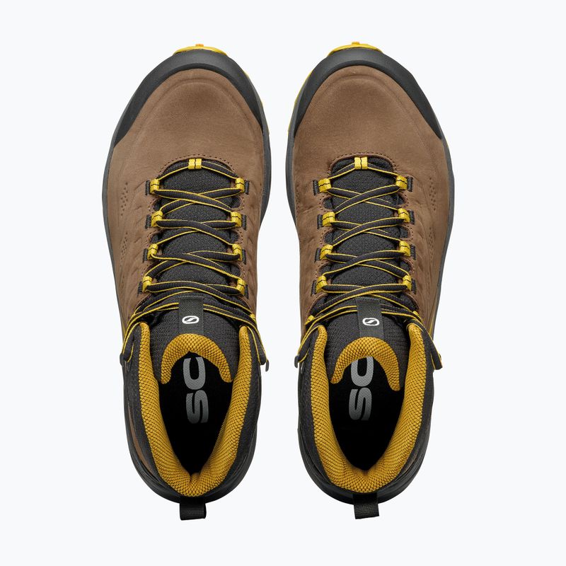 Buty trekkingowe męskie SCARPA Rush 2 Pro Mid GTX brown/sulphur 5