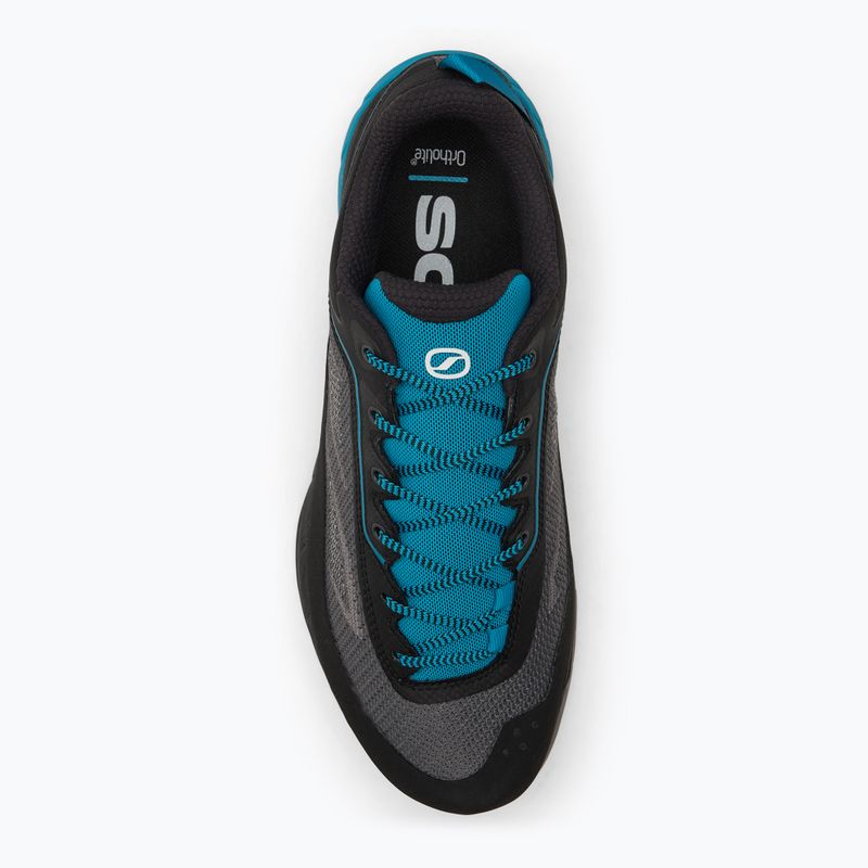 Buty podejściowe męskie SCARPA Rapid LT anthracite/reef blue 4