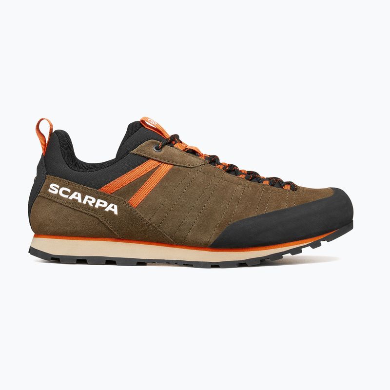 Buty trekkingowe męskie SCARPA Crux 2 caribou/rust orange 2