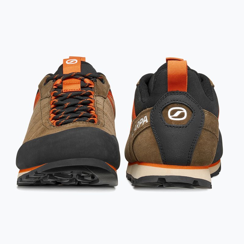 Buty trekkingowe męskie SCARPA Crux 2 caribou/rust orange 4