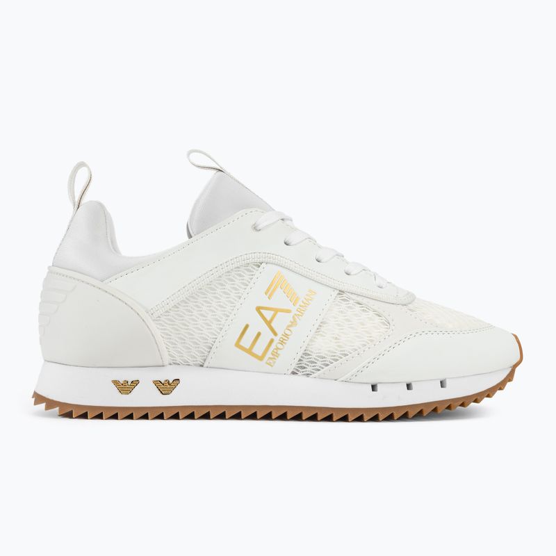 Buty EA7 Emporio Armani Black & White Laces triple white/gold/honey 2