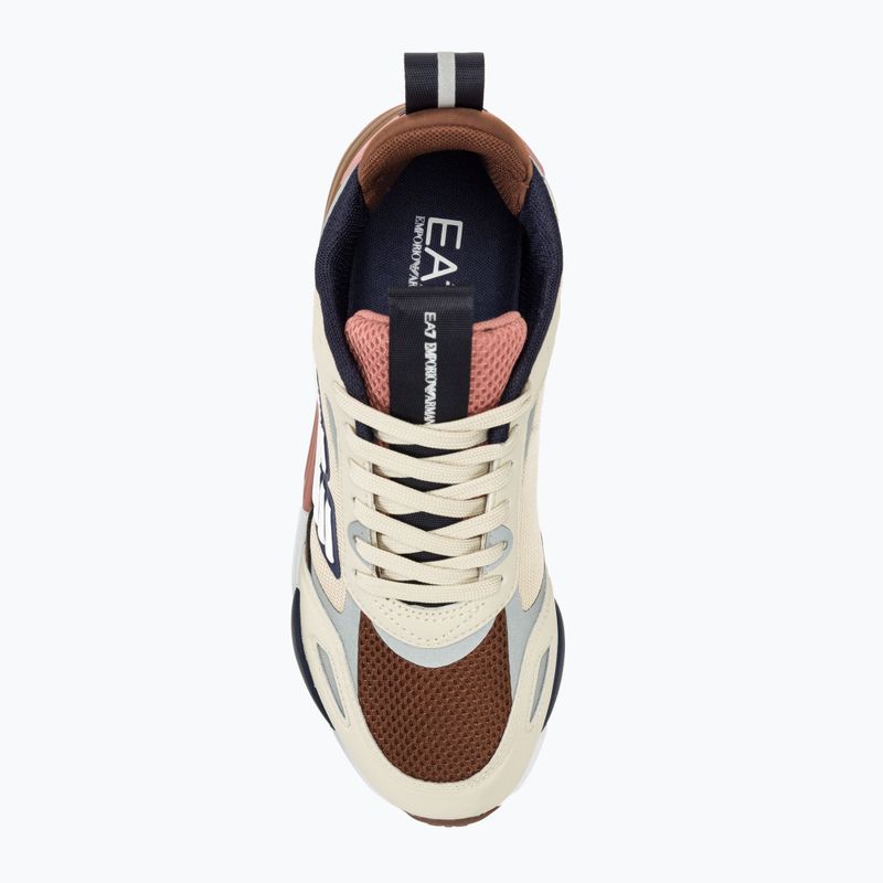 Buty EA7 Emporio Armani Ace Runner rainy day/black iris/ emperador/terracotta 5