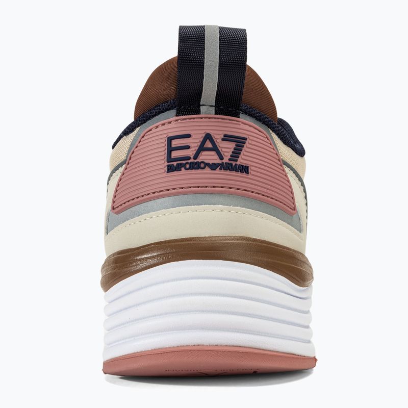 Buty EA7 Emporio Armani Ace Runner rainy day/black iris/ emperador/terracotta 6
