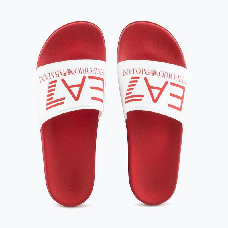 Klapki EA7 Emporio Armani Water Sports Visibility salsa/white 12