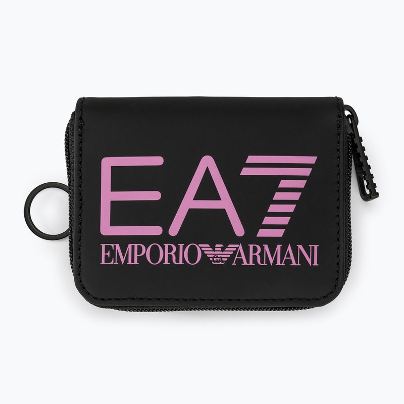 Portfel EA7 Emporio Armani Train Zip Around black/cyclamen 2