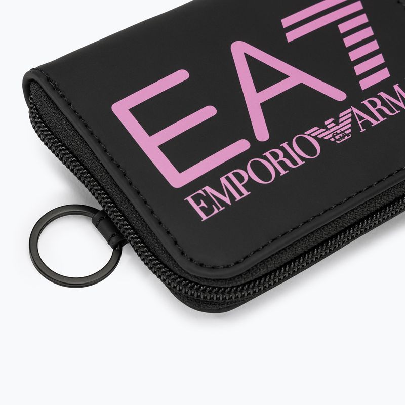 Portfel EA7 Emporio Armani Train Zip Around black/cyclamen 3