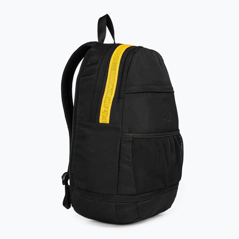 Plecak męski EA7 Emporio Armani Train Logo Tape 25 l black/giallo 2