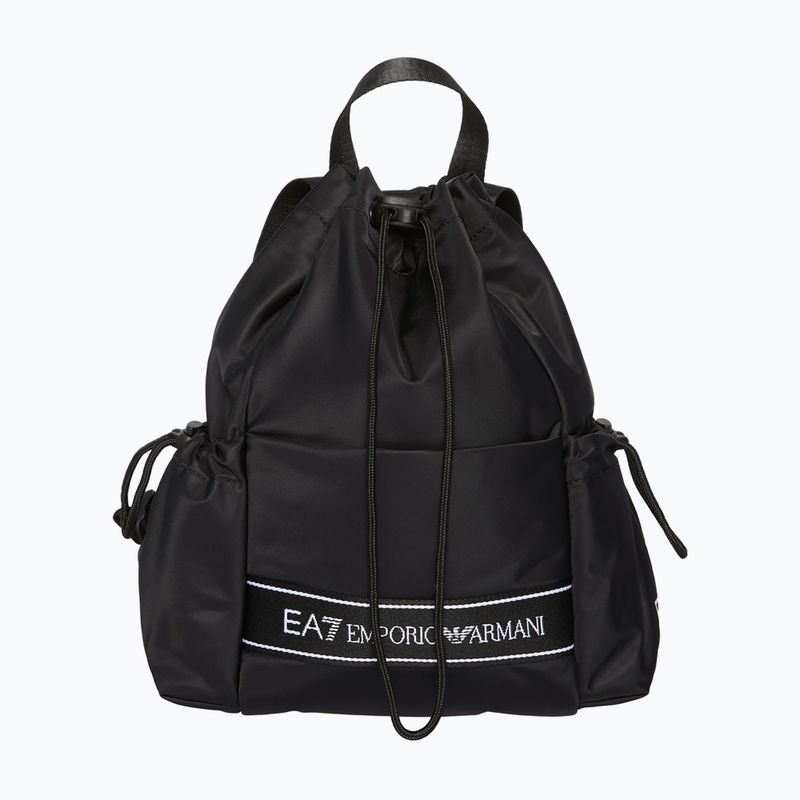 Plecak damski EA7 Emporio Armani Train Logo Tape black