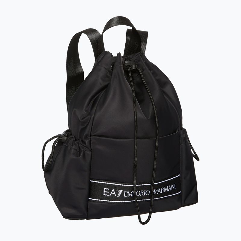 Plecak damski EA7 Emporio Armani Train Logo Tape black 2