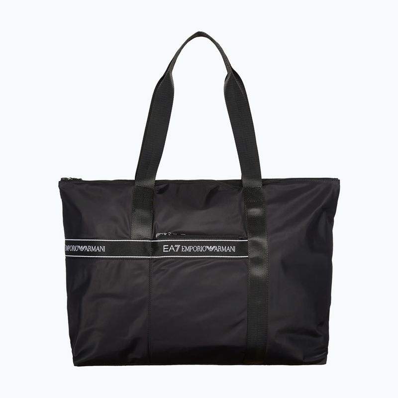 Torba damska EA7 Emporio Armani Train Logo Tape black
