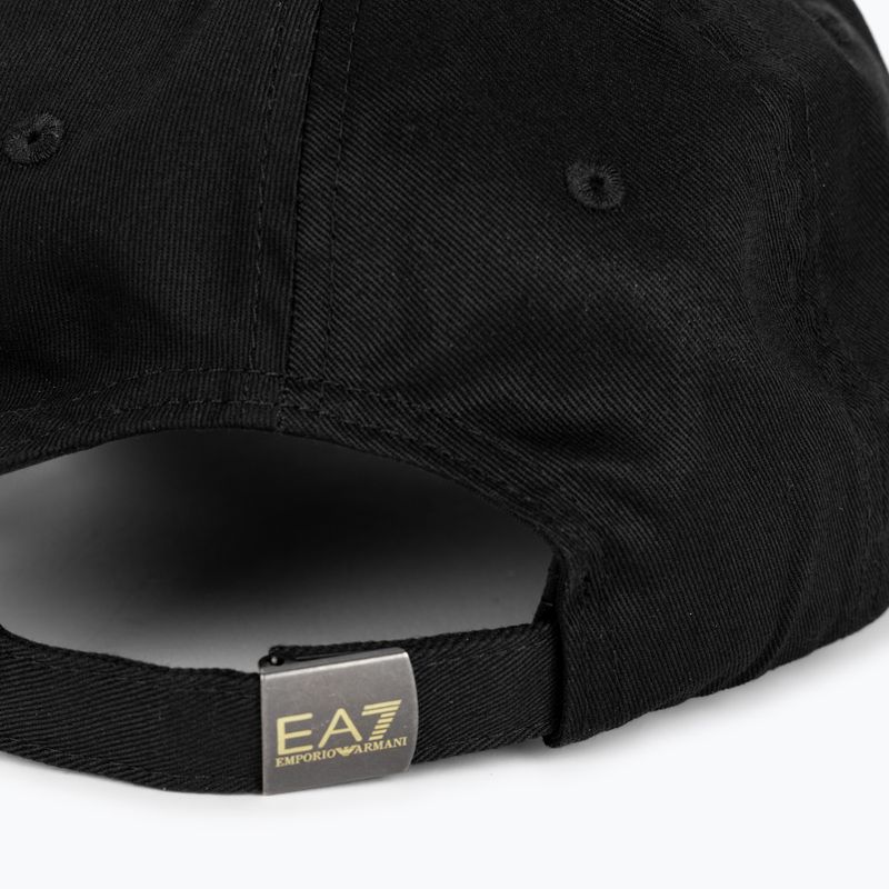 Czapka z daszkiem damska EA7 Emporio Armani Train Logo Series black 4