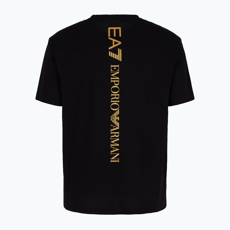 Koszulka męska EA7 Emporio Armani Train Series Extended Logo black 2
