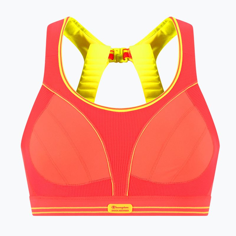 Biustonosz treningowy Shock Absorber Ultimate Run Bra fluor red 3