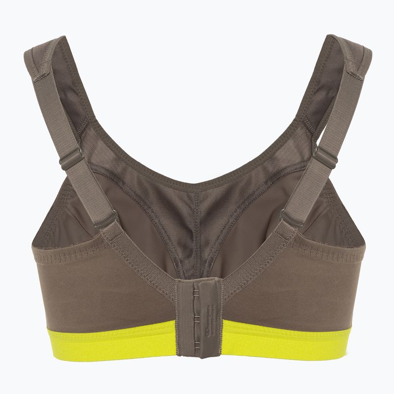 Biustonosz treningowy Shock Absorber Active D+ Classic grey/lemon 2