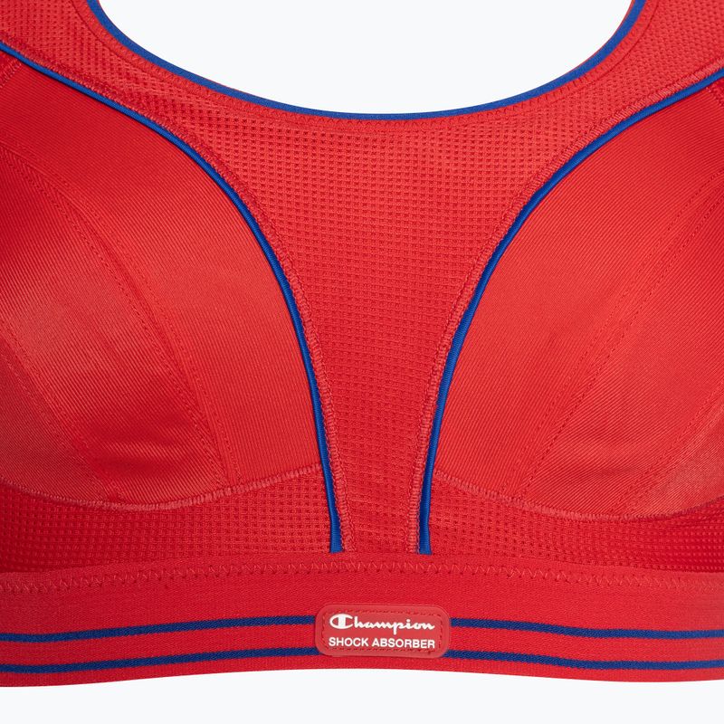 Biustonosz treningowy Shock Absorber Ultimate Run Bra red/blue 3