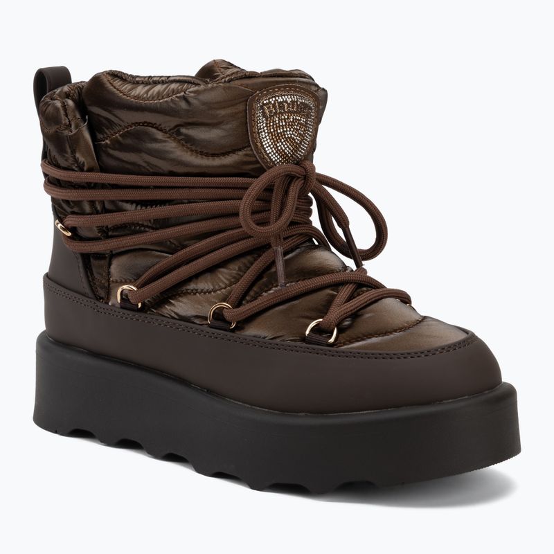 Śniegowce damskie Blauer USA F6DOYLE01 dark brown