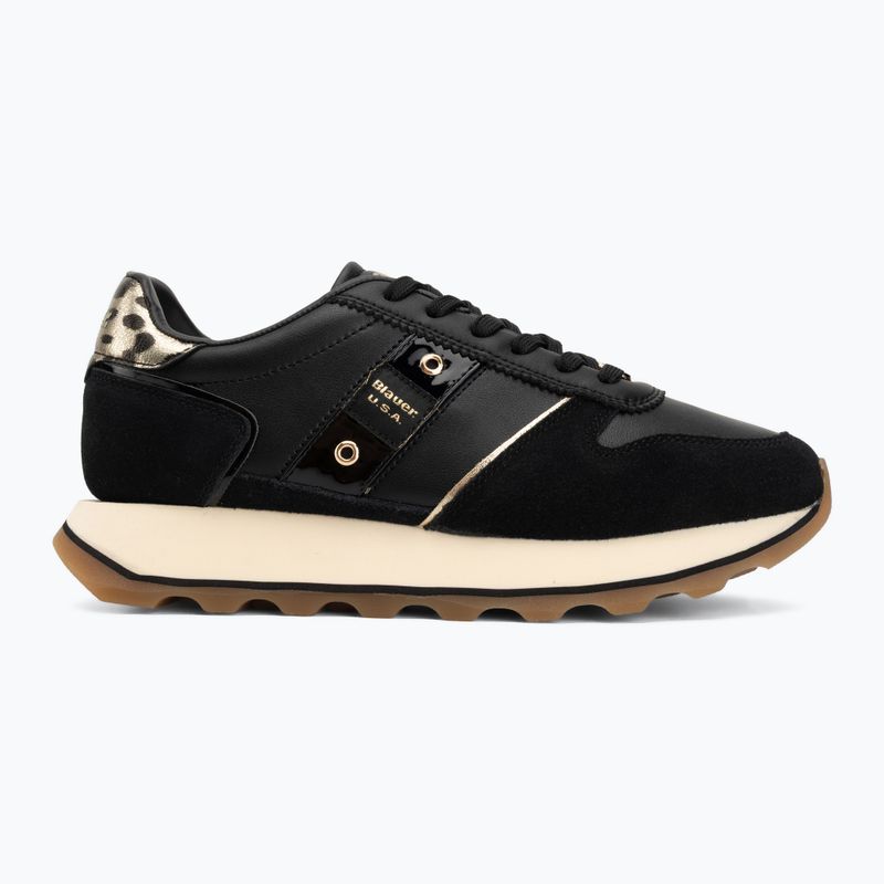 Buty damskie Blauer USA F6MILLS01 black/leopard 2