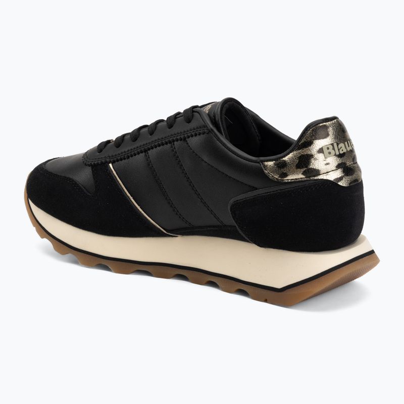 Buty damskie Blauer USA F6MILLS01 black/leopard 3