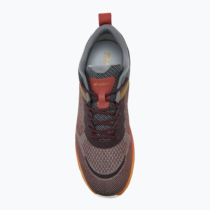 Buty męskie Geox wine/dark coffee 5