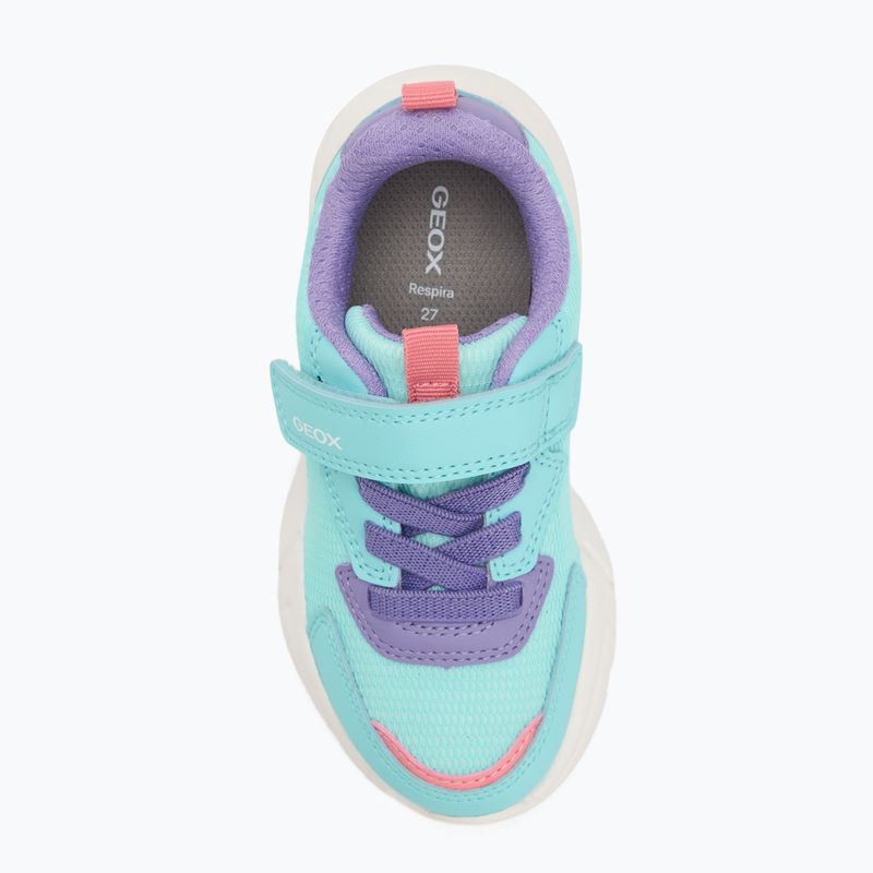 Buty dziecięce Geox Loftus sea green/lilac 5