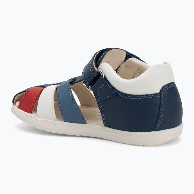 Sandały dziecięce Geox Macchia avio/white 3