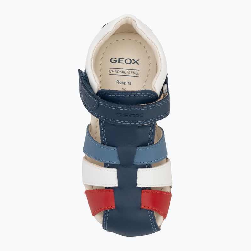 Sandały dziecięce Geox Macchia avio/white 5