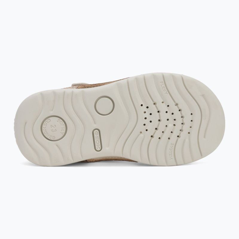 Sandały dziecięce Geox Macchia white/gold 4