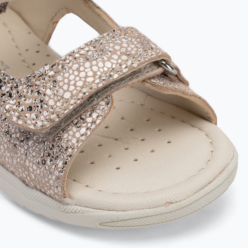 Sandały dziecięce Geox Macchia white/gold 7