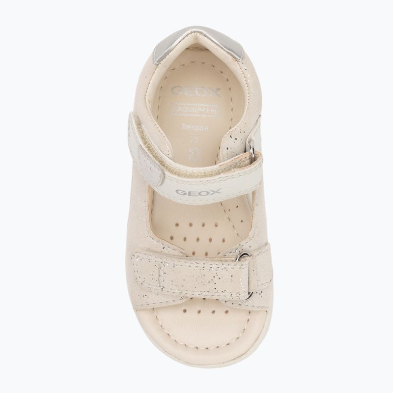 Sandały dziecięce Geox Macchia white/silver 5