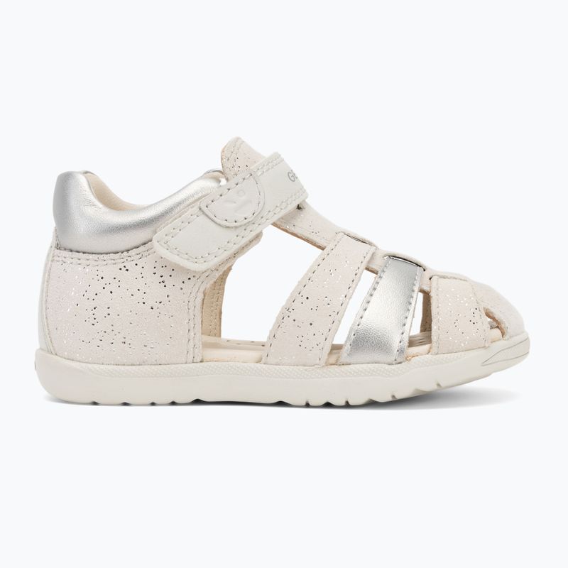 Sandały dziecięce Geox Macchia white/silver 2