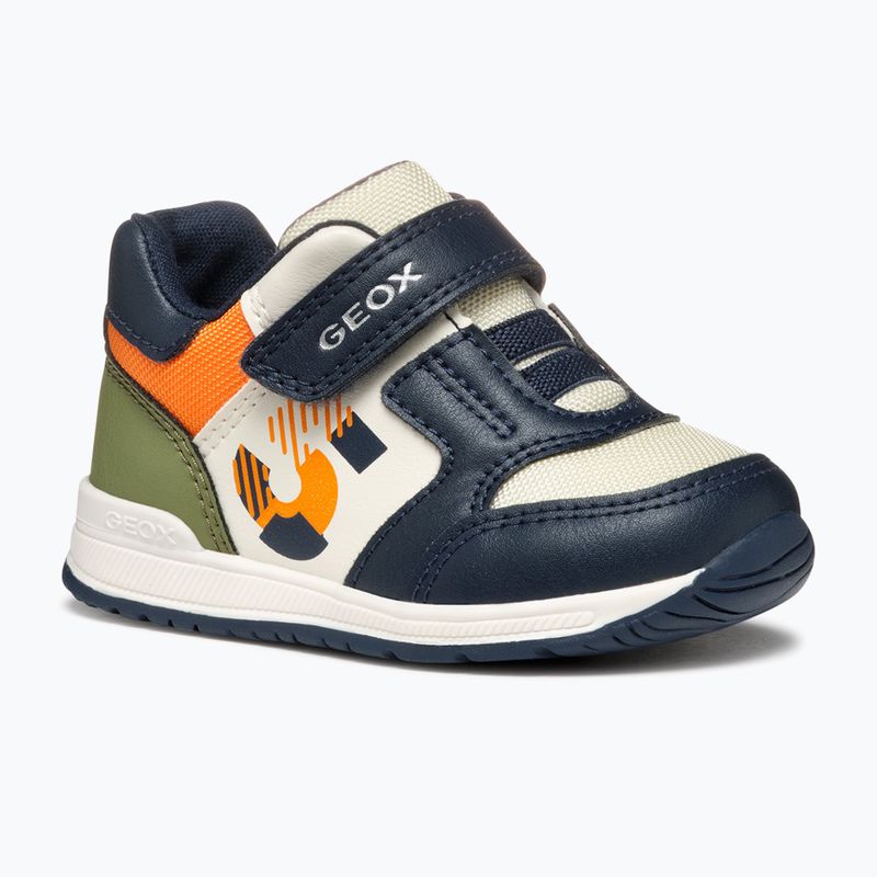Buty dziecięce Geox Rishon navy/light orange 8
