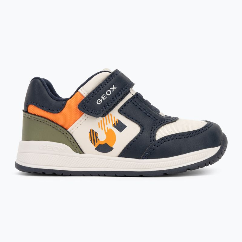 Buty dziecięce Geox Rishon navy/light orange 2