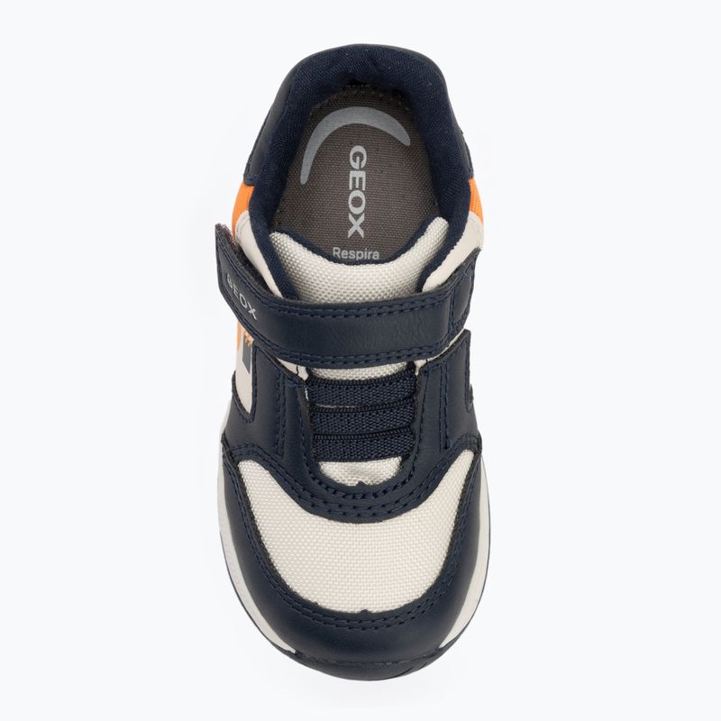 Buty dziecięce Geox Rishon navy/light orange 5
