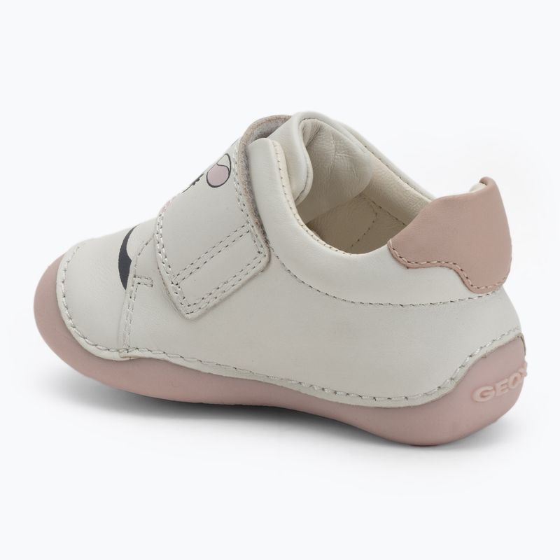 Buty dziecięce Geox Tutim white/rose 3