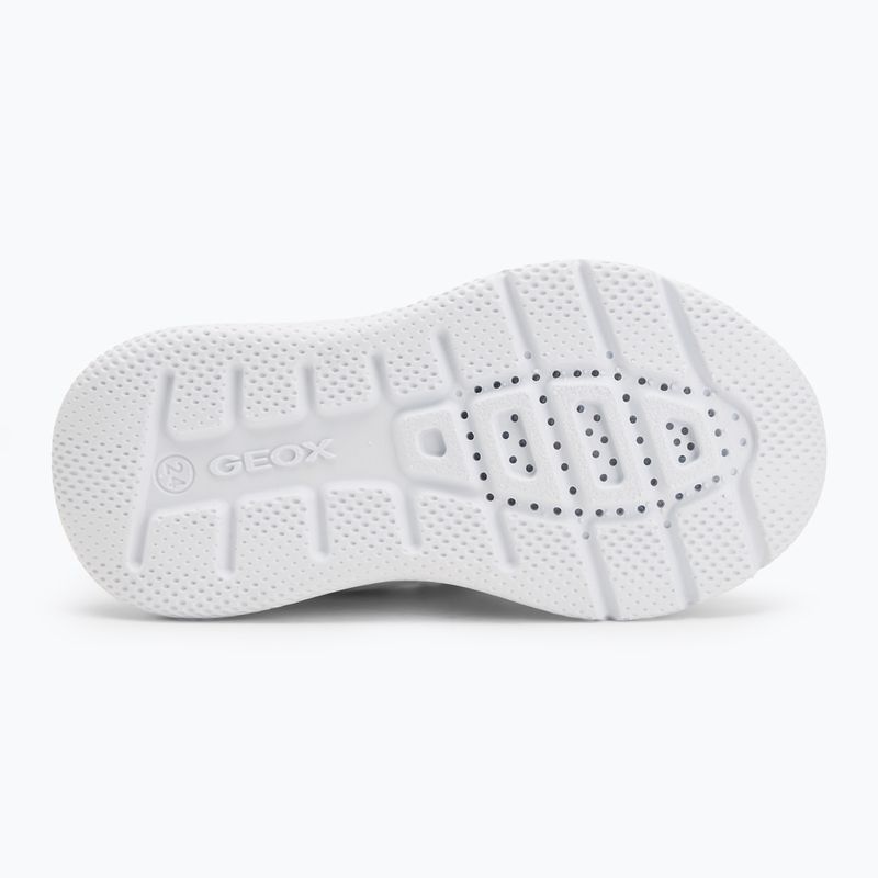 Buty dziecięce Geox Sprintye white/silver 4