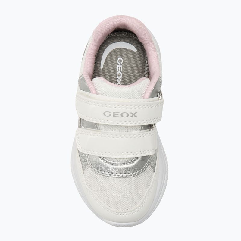 Buty dziecięce Geox Sprintye white/silver 5