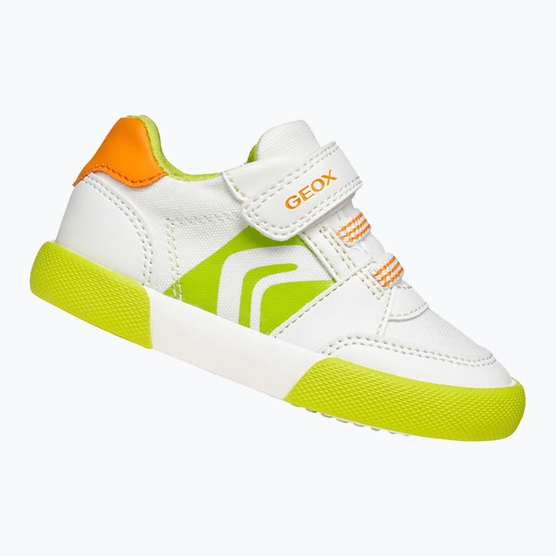 Buty dziecięce Geox Gisli white/fluo green 10