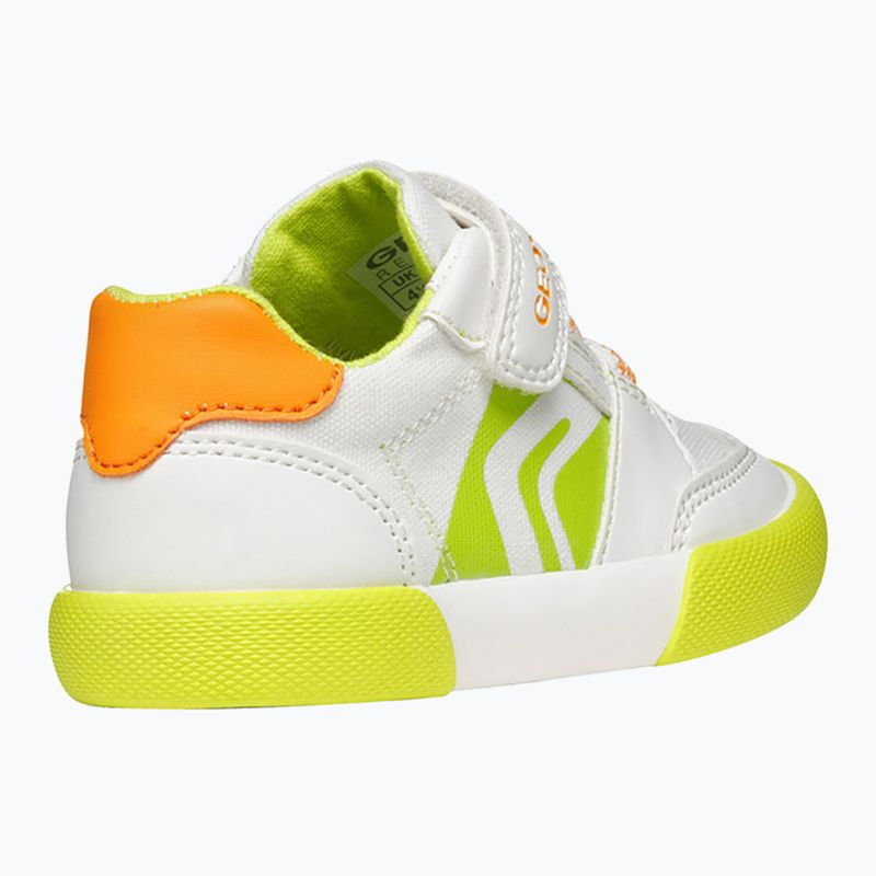 Buty dziecięce Geox Gisli white/fluo green 11