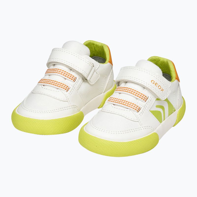 Buty dziecięce Geox Gisli white/fluo green 15