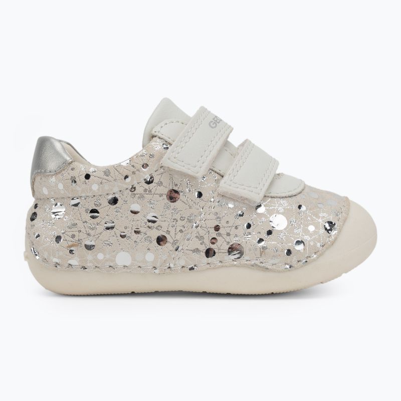 Buty dziecięce Geox Tutim white/silver 2