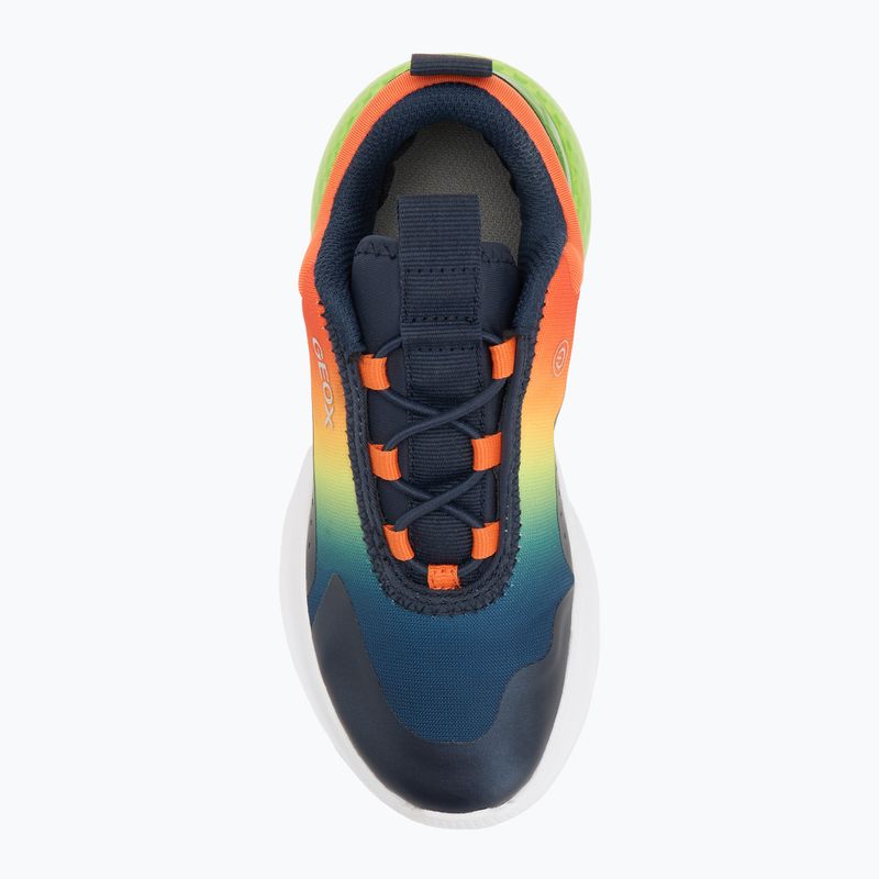 Buty juniorskie Geox Activart Illuminus navy/lime 5