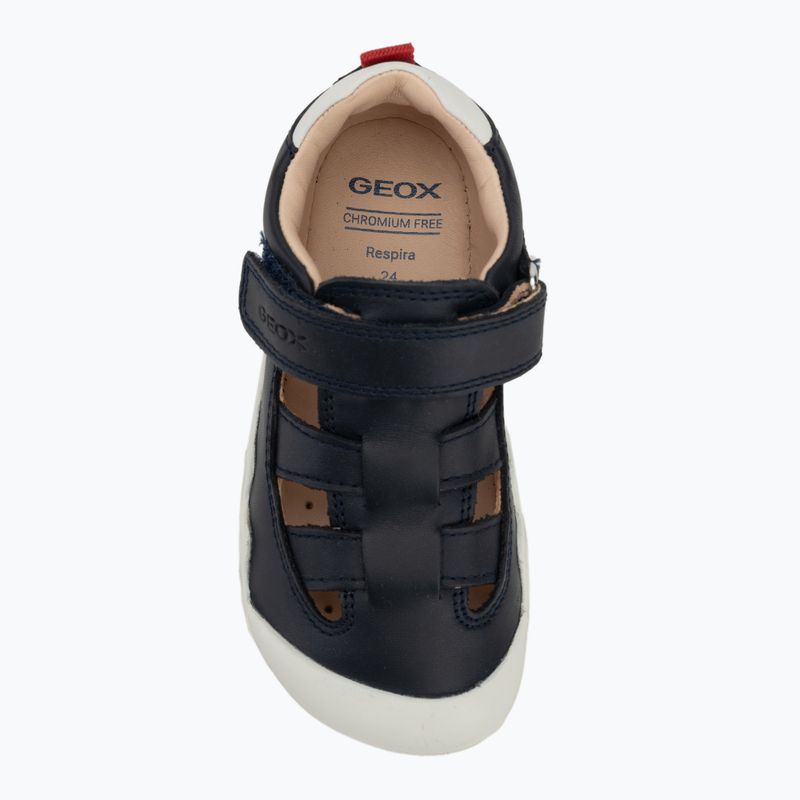 Buty barefoot dziecięce Geox Steppieup navy/white 5