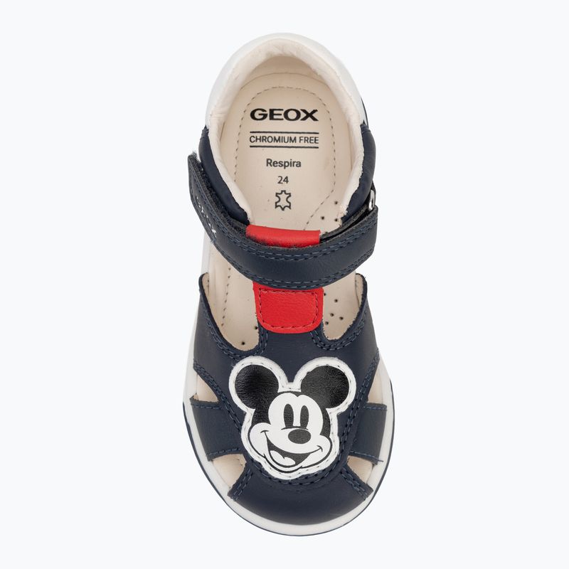 Sandały dziecięce Geox Zapito minnie navy/red 5