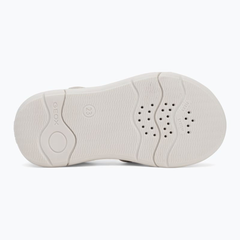 Sandały dziecięce Geox Zapito white/silver 4