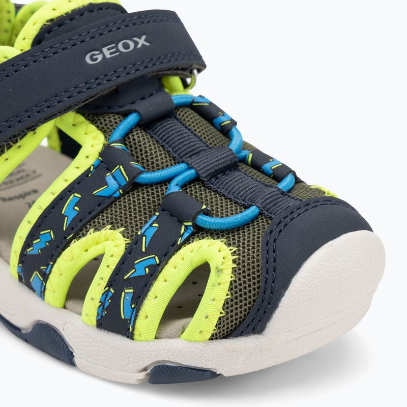 Sandały dziecięce Geox Multy pistachio/navy 7