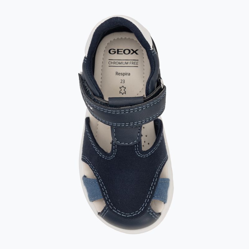 Sandały dziecięce Geox Zapito navy/white 5