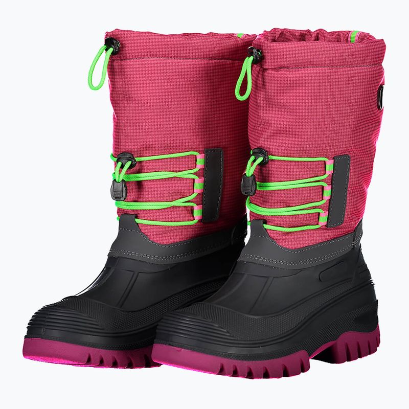 Śniegowce dziecięce CMP Ahto Snowboots Wp pink fluo 13