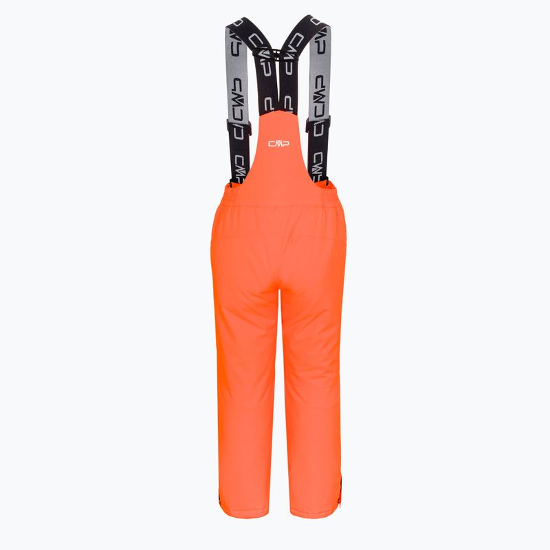 Spodnie narciarskie dziecięce CMP 3W15994 fluo orange 2