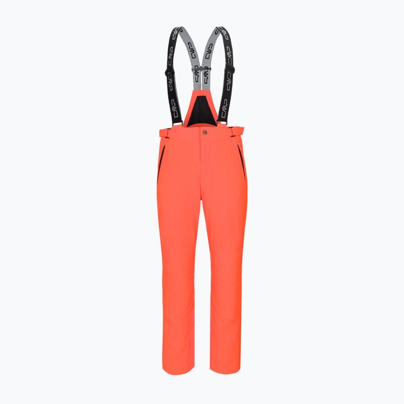 Spodnie narciarskie męskie CMP 3W17397N fluo orange 10