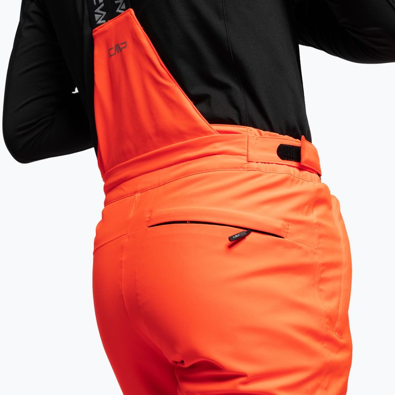 Spodnie narciarskie męskie CMP 3W17397N fluo orange 8